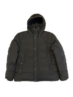 GUESS Black Designer Winter Puffer Parka Coat - Womens XXL